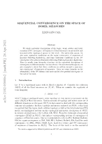 Arxiv:2102.05840V2 [Math.PR]