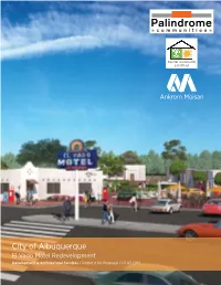 El Vado Motel Redevelopment Development & Architectural Services / Request for Proposal / 07.03.2014