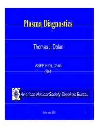 Plasma Diagnostics