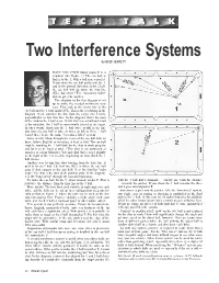Two Interference Systems by BOB JEWETT