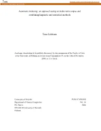 Automatic Indexing: an Approach Using an Index Term Corpus and Combining Linguistic and Statistical Methods