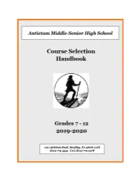 Course Selection Guide 2019-2020.Pdf