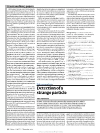 Detection of a Strange Particle