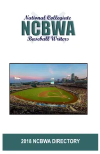 2018 Ncbwa Directory