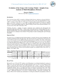 Evolution of the Orapa A/K1 Geology Model – Insights from Analysis of Multi-Disciplinary Datasets