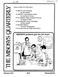 MISOSYS Products Get the Job Done!
