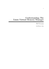 Understanding the Linux Virtual Memory Manager