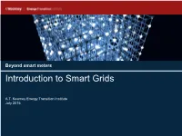Introduction to Smart Grids
