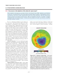 Q11: How Severe Is the Depletion of the Antarctic Ozone Layer? Antarctic