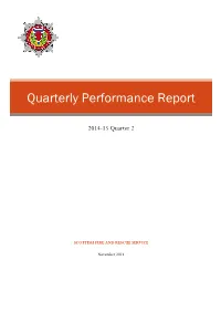 Quarterly Performance Report