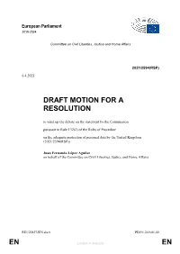 En En Draft Motion for a Resolution