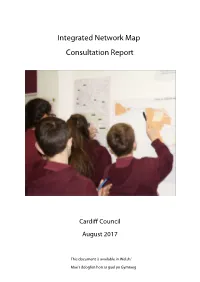 Integrated Network Map Consultation Report