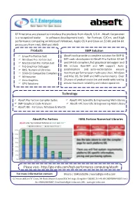 Products Technology SMP Solution IMSL Fortran Numerical Libraries