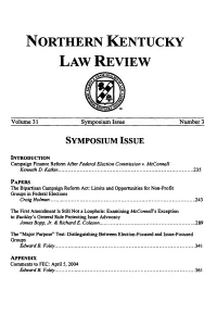 31 Symposium Issue Number 3
