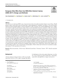 (EMIS-2017): Design and Methods