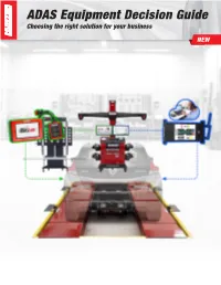 ADAS Equipment Decision Guide Choosing the Right Solution for Your Business