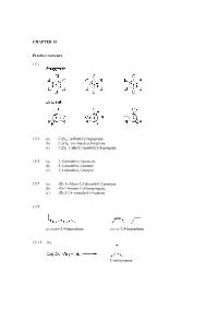 CHAPTER 15 Practice Exercises 15.1 15.3 (A) C9H18