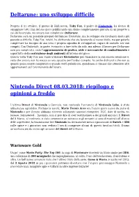 Deltarune: Uno Sviluppo Difficile,Nintendo Direct 08.03.2018