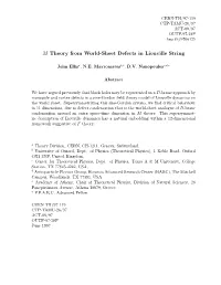 M Theory from World-Sheet Defects in Liouville String
