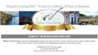 Sample Team Building Ireland