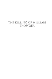 The Killing of William Browder