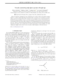 Towards Constraining Triple Gluon Operators Through Tops
