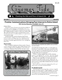 2.25 Frontier Communications Bringing Fast Internet to Entire Island