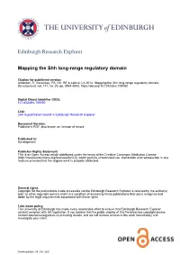 Mapping the Shh Long-Range Regulatory Domain