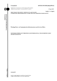 Unclassified DSTI/ICCP/CISP(2008)4/FINAL