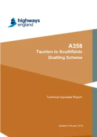 A358 Taunton to Southfields Dualling Scheme