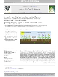 Arbuscular Mycorrhizal Fungi Inoculation Mediated Changes in Rhizosphere Bacterial Community Structure While Promoting Revegetation in a Semiarid Ecosystem