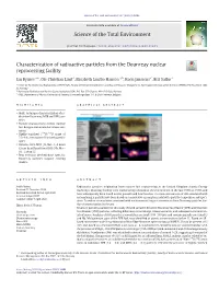 Characterization of Radioactive Particles from the Dounreay Nuclear Reprocessing Facility