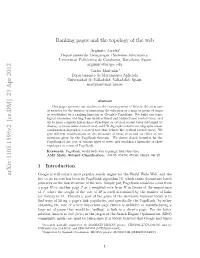 Ranking Pages and the Topology of The