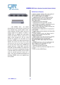 SWMME-3000 Series Modular Industrial Ethernet Switch (EN)