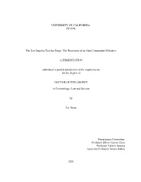 The Structures of an Anti-Communist Offensive a DISSERTATION