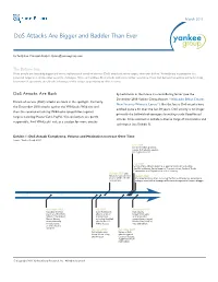 Dos Attacks Are Bigger and Badder Than Ever