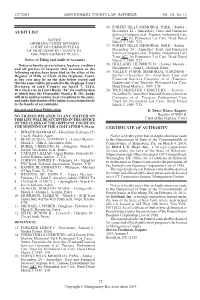 Audit List Certificate of Authority