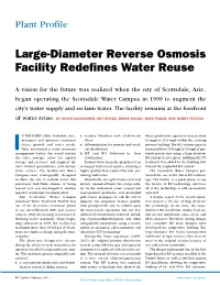 Large-Diameter Reverse Osmosis Facility Redefines Water Reuse