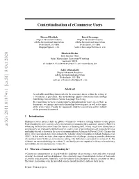 Arxiv:2011.01874V1 [Cs.SI] 8 Oct 2020 Extracting the True User Intent from the Noise Is a Daunting Task