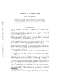 On (Multi)-Collision Times