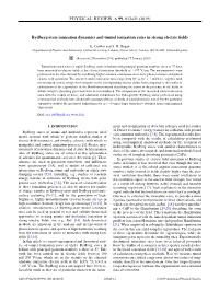 Rydberg-State Ionization Dynamics and Tunnel Ionization Rates in Strong Electric ﬁelds