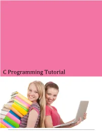 C Programming Tutorial
