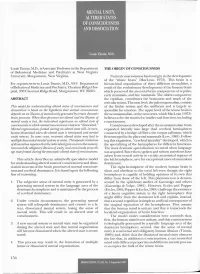 Mental Unity, Altered States of Consciousness & Dissociation I