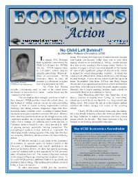 No Child Left Behind? by Julian Betts, Professor of Economics, UCSD Wrong