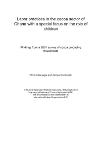 Cocoa Sector in Ghana Indd.Indd