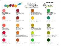 Cookie Icing Color Mixing Chart Blog - Sweetsugarbelle.Blogspot.Com