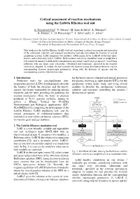 Critical Assessment of Reaction Mechanisms Using the Lisbon Kinetics Tool Suit