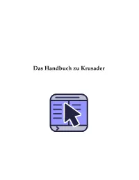 Das Handbuch Zu Krusader Das Handbuch Zu Krusader