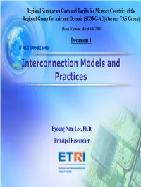Interconnection Cost Models and Practices