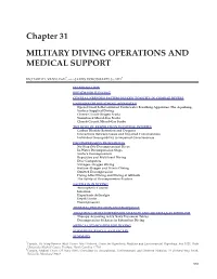 Medical Aspects of Harsh Environments, Volume 2, Chapter